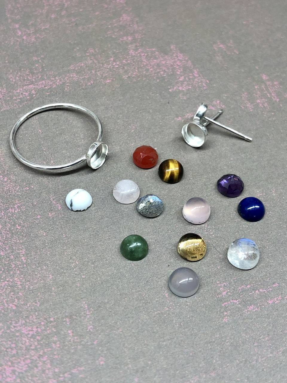 Cabochon setting sale