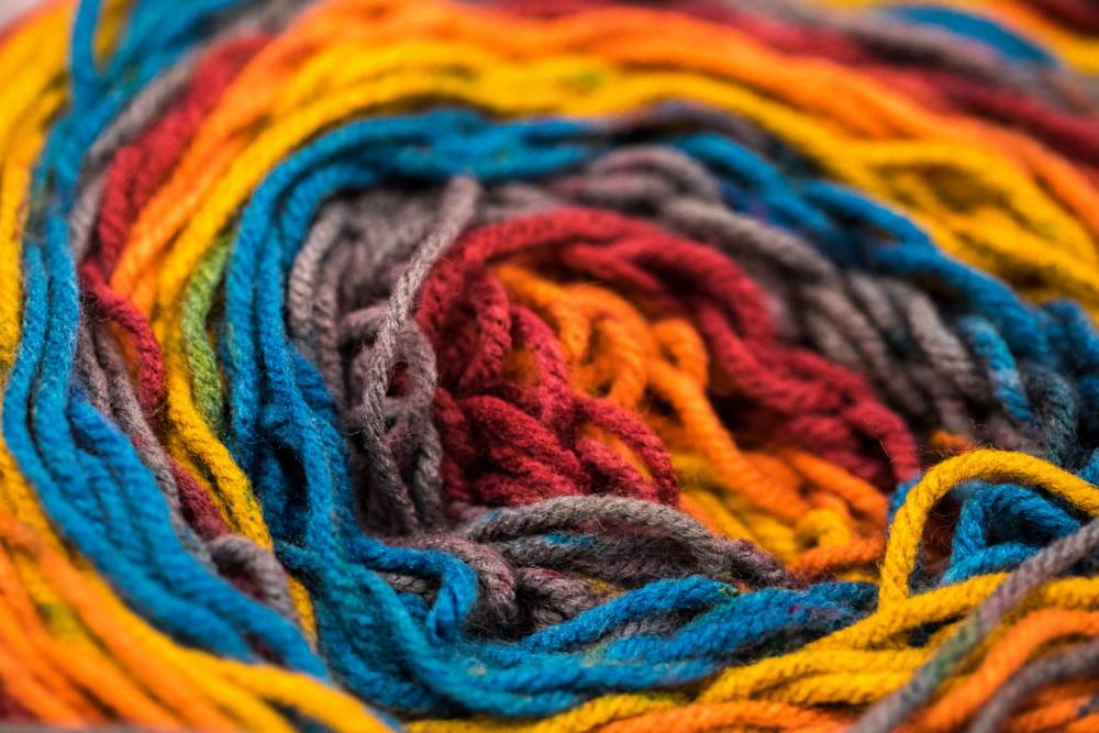 rainbow yarn